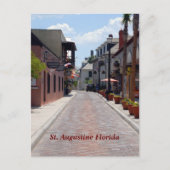 Aviles street St. Augustine, Florida Briefkaart (Voorkant)