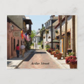 Aviles street St. Augustine, Florida Briefkaart (Voorkant)