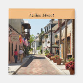Aviles street St. Augustine, Florida Magneet (Voorkant)