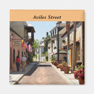Aviles street St. Augustine, Florida Magneet