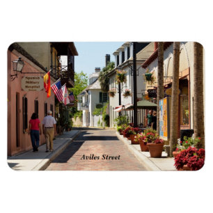 Aviles street St. Augustine, Florida Magnet Magneet