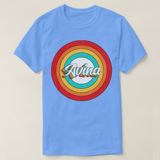 Avina Naam Shirt Avina Circle (Design voorkant)