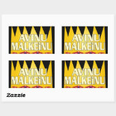 Avinu Malkeinu Rechthoekige Sticker (Vel)
