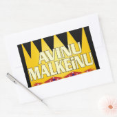 Avinu Malkeinu Rechthoekige Sticker (Envelop)