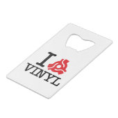 Avinyl adapter I 45 Creditkaart Flessenopener (Voorkant Gekanteld)