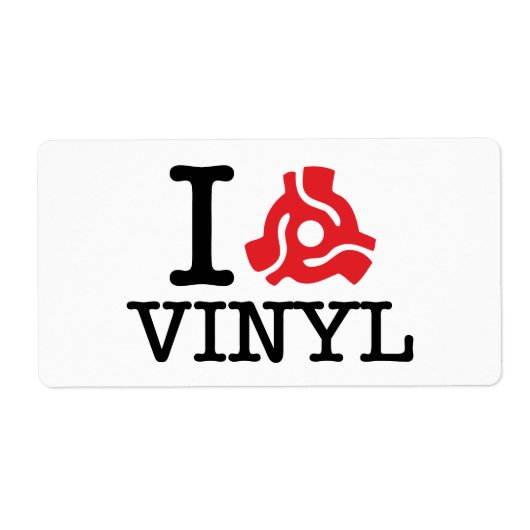 Avinyl adapter I 45 Etiket (Voorkant)