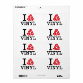 Avinyl adapter I 45 Etiket (Full Sheet)