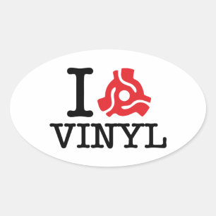 Avinyl adapter I 45 Ovale Sticker