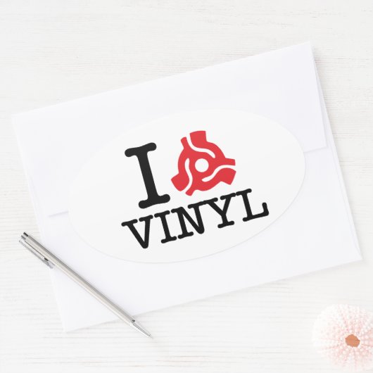 Avinyl adapter I 45 Ovale Sticker (Envelop)