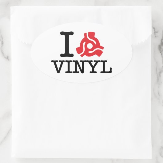 Avinyl adapter I 45 Ovale Sticker (Tas)