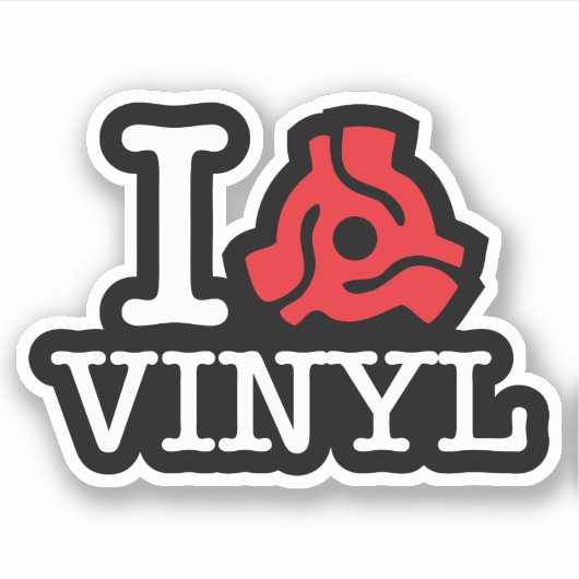 Avinyl adapter I 45 Sticker (Voorkant)