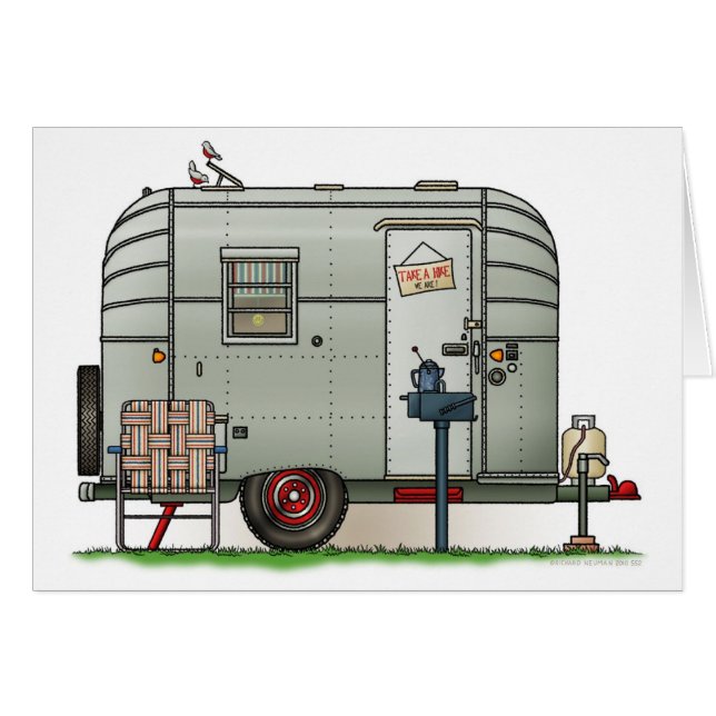 Avion Camper Trailer (Voorkant Horizontaal)