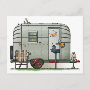 Avion Camper Trailer Briefkaart
