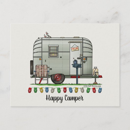 Avion Camper Trailer HSH Briefkaart (Voorkant)