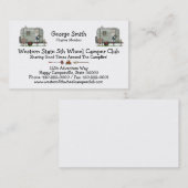 Avion Camper Trailer HSH Visitekaartje (Voorkant / Achterkant)