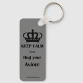  Avion Trailer Key Fob, aluminium Sleutelhanger (Achterkant)
