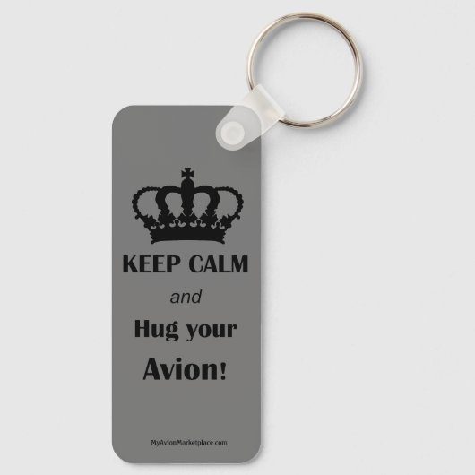 Avion Trailer Key Fob, aluminium Sleutelhanger (Achterkant)