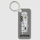  Avion Trailer Key Fob, aluminium Sleutelhanger (Voorkant)