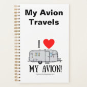 Avion Travel Log Notitieboek (Voorkant)
