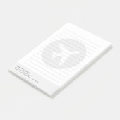 Avionica + Luchtvaart | Minimale Stijl Post-it® Notes (Schuin)