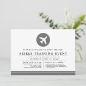 Avionica | Minimaal trainings evenement Kaart (Staand voorkant)