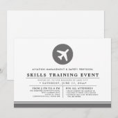 Avionica | Minimaal trainings evenement Kaart (Voorkant / Achterkant)