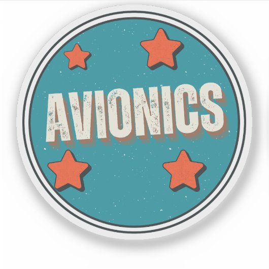 Avionica Sticker (Voorkant)