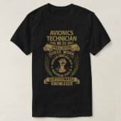 Avionica Technicus Wij doen Precision 1 T-shirt (Design voorkant)