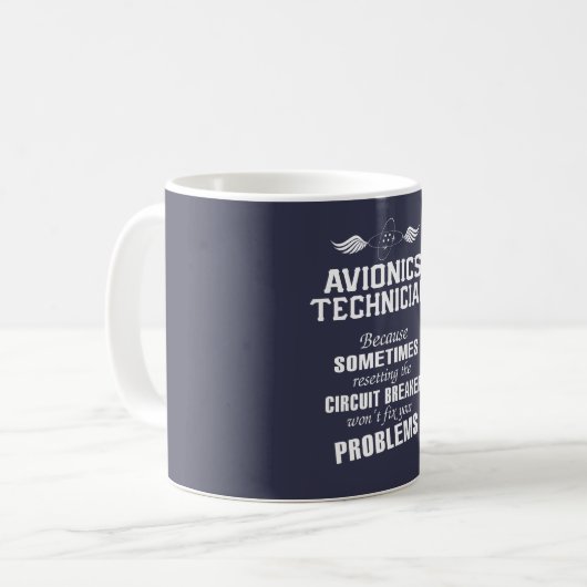 Avionicaliste Koffiemok (Voorkant links)