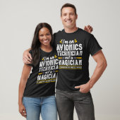 Avionics Technicien Funny Magicia Vliegtuig Mechan T-shirt (Unisex)