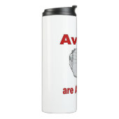 Avions zijn Geweldige60s-RED Thermosbeker (Gedraaid links)