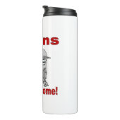 Avions zijn Geweldige60s-RED Thermosbeker (Geroteerd rechts)