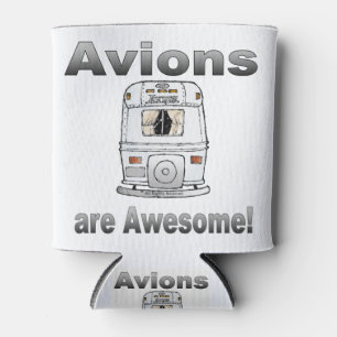 Avions zijn Geweldige-achter-GrayGradient Blikjeskoeler