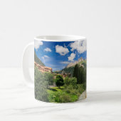 Avisio stream, val di Fassa, Italië Koffiemok (Voorkant links)