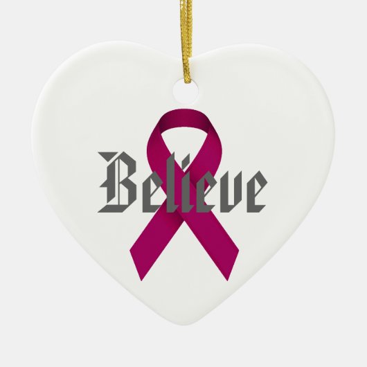 AVM Awareness Heart Ornament (Voorkant)