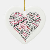 AVM Awareness Heart Ornament (Achterkant)