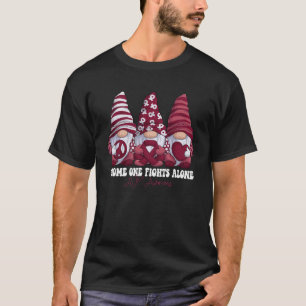 AVM Awareness Maand Bourgondische lint Gnomies Ond T-shirt