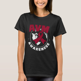 AVM-gewaarwording arterioveneuze misvorming T-shirt