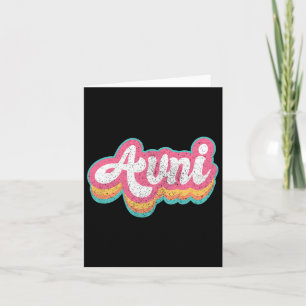 Avni voornaam meisje vintage 70s 80s gepersonalise kaart