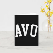 Avo _2 kaart (Gele Bloem)