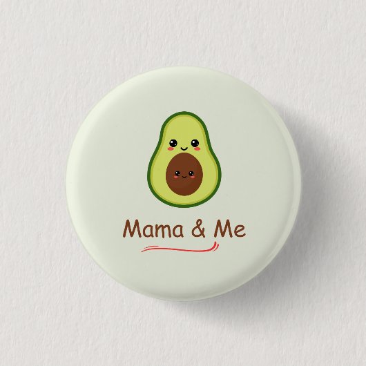 Avo Baby Button (Voorkant)