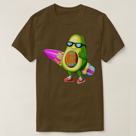 AVO bij strandsurfen T-shirt (Design voorkant)