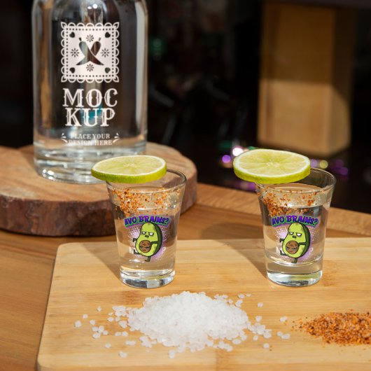 Avo Brains Zombie Avocado Shot Glas