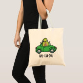 Avo-car-do Grappige Avocado Puns Tote Bag (Voorkant (product))