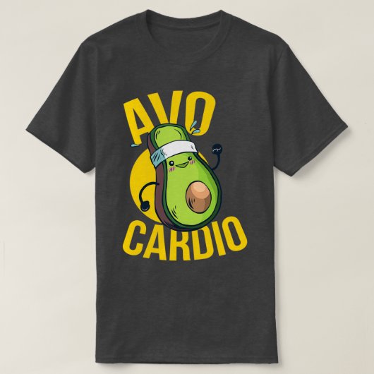 Avo Cardio Avocado T-shirt (Design voorkant)