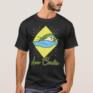 Avo Cardio hart fitness sport zwemmen vegan vege T-shirt