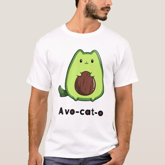 Avo-Cat-O Classic Arts Avocados T-shirt (Voorkant)