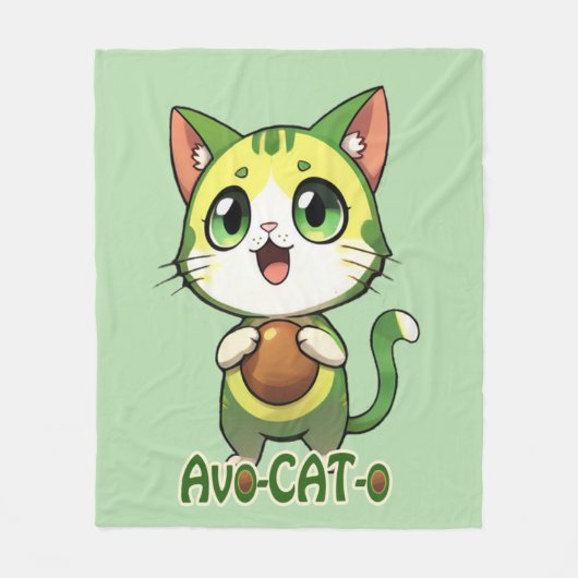 Avo-CAT-o Fleece Deken (Voorkant)