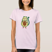Avo-cat-o, Funny Nerdy Cat Guac Avocado Lovers T- T-shirt (Voorkant)