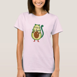 Avo-cat-o, Funny Nerdy Cat Guac Avocado Lovers T- T-shirt